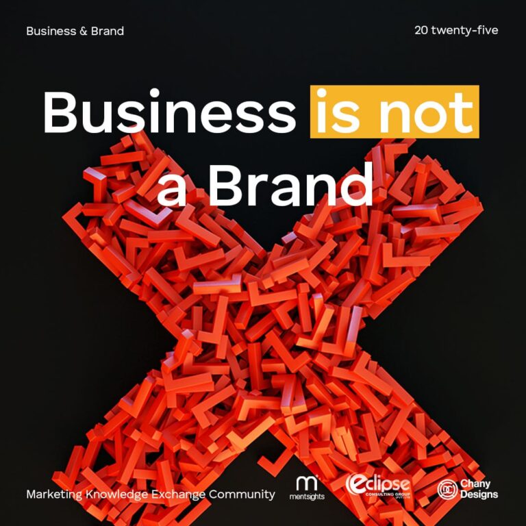 Business is not a brand